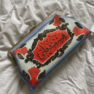 Sarah’s Bag / Sarah Beydoun Hashishet Albi Clutch *brand new*